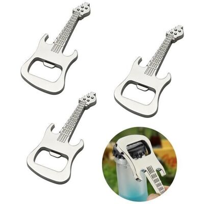 Cellfast Ouvre-bouteille - Guitare - 3 Pièces - Alliage De Zinc - Portable Et Créatif - Publicité Cellfast Ouvre-bouteille - Guitare - 3 Pièces - Alliage De Zinc - Portable Et Créatif - Publicité