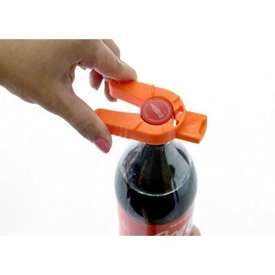 Cellfast Ouvre-bouteilles Multifonction - Lot De 2 Outils Ergonomiques Pour Personnes Âgées Et Mains Faibles, En Plastique Orange - Publicité Cellfast Ouvre-bouteilles Multifonction - Lot De 2 Outils Ergonomiques Pour Personnes Âgées Et Mains Faibles, En Plastique Orange - Publicité