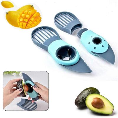 LAVVE Coupe-avocat 3 En 1, Poignée Ergonomique, Ustensile De Cuisine - Publicité LAVVE Coupe-avocat 3 En 1, Poignée Ergonomique, Ustensile De Cuisine - Publicité