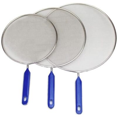 Cellfast Paquet De 3 Écrans Anti-éclaboussures De Graisse Pour La Cuisson Dans Une Poêle, Protection En Acier Inoxydable, Écran À Huile - Publicité Cellfast Paquet De 3 Écrans Anti-éclaboussures De Graisse Pour La Cuisson Dans Une Poêle, Protection En Acier Inoxydable, Écran À Huile - Publicité