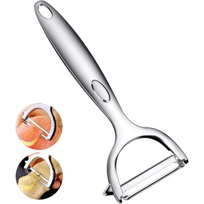 OEM Éplucheur Multifonction En Acier Inoxydable – Lame Y Professionnelle Pour Pommes De Terre, Carottes, Concombres Et Tomates - Publicité OEM Éplucheur Multifonction En Acier Inoxydable – Lame Y Professionnelle Pour Pommes De Terre, Carottes, Concombres Et Tomates - Publicité