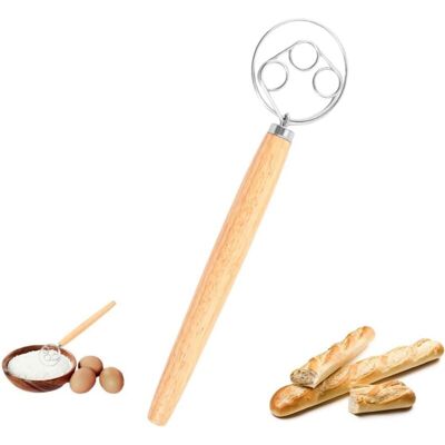 OEM Fouet Danois Professionnel 33 Cm – Manche En Bois & Fils En Acier Inoxydable 304 – Idéal Pour Pâte Feuilletée Et Meringue - Publicité OEM Fouet Danois Professionnel 33 Cm – Manche En Bois & Fils En Acier Inoxydable 304 – Idéal Pour Pâte Feuilletée Et Meringue - Publicité