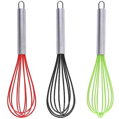 YUDO 3 Fouets À Œufs En Silicone - Publicité YUDO 3 Fouets À Œufs En Silicone - Publicité