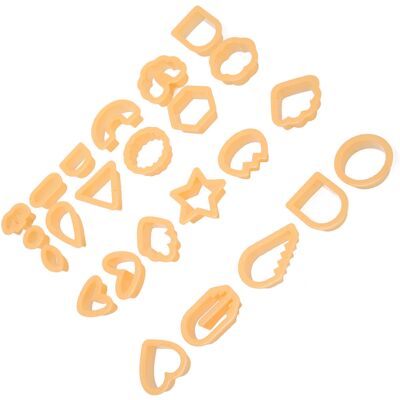 MRTRS Moule À Boucles D'Oreilles En Pâte Polymère (24 Pièces) - Création Artisanale - Bord Épais - Qualité Alimentaire - Convient Pour La Fabrication De Gâteaux Et De Bougies - Orange - Publicité MRTRS Moule À Boucles D'Oreilles En Pâte Polymère (24 Pièces) - Création Artisanale - Bord Épais - Qualité Alimentaire - Convient Pour La Fabrication De Gâteaux Et De Bougies - Orange - Publicité
