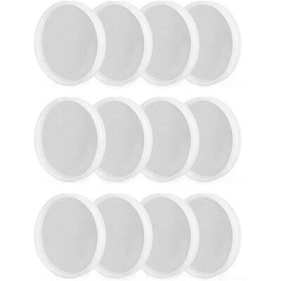FLAMMKRAFT Moules À Sous-verres En Résine, Moule À Sous-verres Rond Pour Résine Époxy, Moules À Sous-verres En Silicone - Publicité FLAMMKRAFT Moules À Sous-verres En Résine, Moule À Sous-verres Rond Pour Résine Époxy, Moules À Sous-verres En Silicone - Publicité