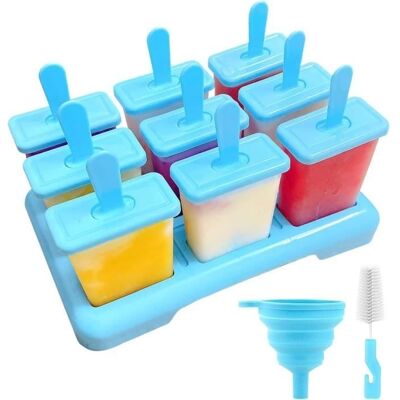 Cellfast Moule À Glace - Réutilisables - Bébé - Sans Bpa - 9 Fentes - Entonnoir Pliable En Silicone - Publicité Cellfast Moule À Glace - Réutilisables - Bébé - Sans Bpa - 9 Fentes - Entonnoir Pliable En Silicone - Publicité