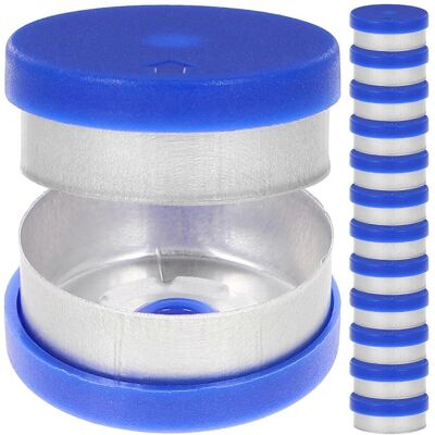 LISATR Lot De 240 Flacons En Verre Pratiques Avec Bouchons En Aluminium Et Fermetures Durables-2x2cm-random Color - Publicité LISATR Lot De 240 Flacons En Verre Pratiques Avec Bouchons En Aluminium Et Fermetures Durables-2x2cm-random Color - Publicité