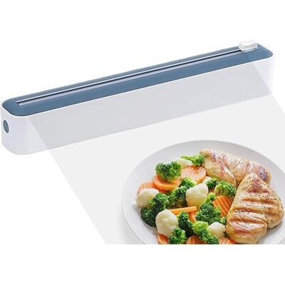 Scotch Distributeur De Film,boîte De Découpe De Film Plastique, Rangement Papier Alu Et Film Alimentaire,distributeur De Film Plastique Avec Cutter,dérouleur Film Alimentaire Pour Cuisine (bleu) - Publicité Scotch Distributeur De Film,boîte De Découpe De Film Plastique, Rangement Papier Alu Et Film Alimentaire,distributeur De Film Plastique Avec Cutter,dérouleur Film Alimentaire Pour Cuisine (bleu) - Publicité