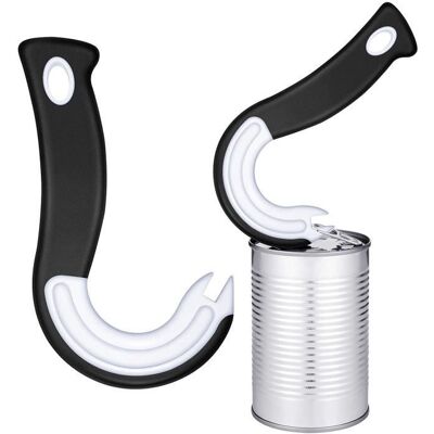 Cellfast Ouvre-boîte - Manuel - Plastique Et Caoutchouc - Noir Et Blanc - 2 Pièces - Publicité Cellfast Ouvre-boîte - Manuel - Plastique Et Caoutchouc - Noir Et Blanc - 2 Pièces - Publicité