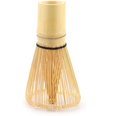 MCKENSA Fouet À Thé En Bambou Naturel Chasen, Outil Pinceau Pour Préparer La Poudre De Matcha (100 Dents) - Publicité MCKENSA Fouet À Thé En Bambou Naturel Chasen, Outil Pinceau Pour Préparer La Poudre De Matcha (100 Dents) - Publicité