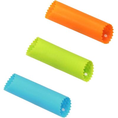 Madeira Lot De 3 Éplucheurs D'Ail En Silicone, Rouleau À Ail Simple Pour Presse-ail, Éplucheur De Légumes Pour Ustensiles De Cuisine - Publicité Madeira Lot De 3 Éplucheurs D'Ail En Silicone, Rouleau À Ail Simple Pour Presse-ail, Éplucheur De Légumes Pour Ustensiles De Cuisine - Publicité