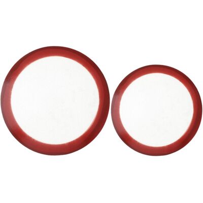 GRASSLIN Ensemble De 2 Tapis De Cuisson Ronds En Silicone Antiadhésif Pour Pizza Et Pâtisserie, Résistant La Chaleur, Accessoires Cuisine Réutilisables Pour Usage Domestique'-'- - Publicité GRASSLIN Ensemble De 2 Tapis De Cuisson Ronds En Silicone Antiadhésif Pour Pizza Et Pâtisserie, Résistant La Chaleur, Accessoires Cuisine Réutilisables Pour Usage Domestique'-'- - Publicité