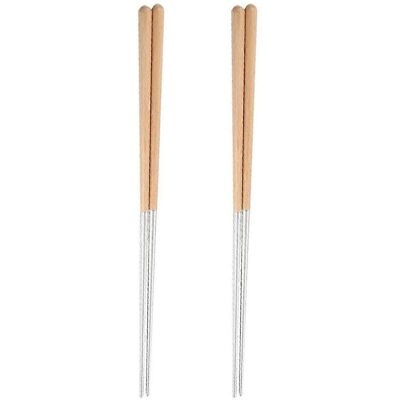 LISATR Paires De Baguettes De Cuisine Antidérapantes En Acier Inoxydable, Baguettes Pour Nouilles-40.00x1.20x1.20cm-khaki - Publicité LISATR Paires De Baguettes De Cuisine Antidérapantes En Acier Inoxydable, Baguettes Pour Nouilles-40.00x1.20x1.20cm-khaki - Publicité