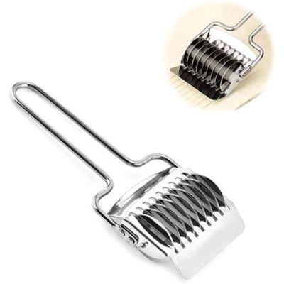 NO BRAND Pair Coupe-pâte En Acier Inoxydable - Machine À Pâtes Manuelle - Outil De Cuisine Pour La Fabrication De Pâtes Spaghettis - Publicité NO BRAND Pair Coupe-pâte En Acier Inoxydable - Machine À Pâtes Manuelle - Outil De Cuisine Pour La Fabrication De Pâtes Spaghettis - Publicité