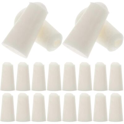 LISATR Lot De 20 Bouchons En Silicone Pour Tubes À Essai, Flacons Et Bouteilles Coniques-3.3x1.7cm-white - Publicité LISATR Lot De 20 Bouchons En Silicone Pour Tubes À Essai, Flacons Et Bouteilles Coniques-3.3x1.7cm-white - Publicité