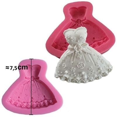 Cellfast Moule Silicone Robe Pâtisserie Gateau Anniversaire Pate A Sucre Chocolat Savon Neuf Envoi Rapide De France Vendu A L'Unité - Publicité Cellfast Moule Silicone Robe Pâtisserie Gateau Anniversaire Pate A Sucre Chocolat Savon Neuf Envoi Rapide De France Vendu A L'Unité - Publicité
