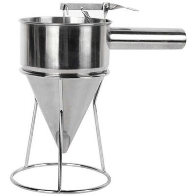 ALLAUVE Entonnoir À Boules De Poulpe Avec Support En Acier Inoxydable Pour La Cuisine - Publicité ALLAUVE Entonnoir À Boules De Poulpe Avec Support En Acier Inoxydable Pour La Cuisine - Publicité