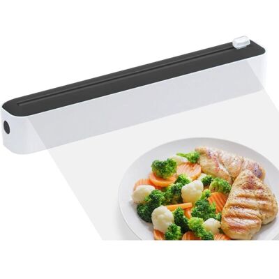 Scotch Distributeur De Film,boîte De Découpe De Film Plastique, Rangement Papier Alu Et Film Alimentaire,distributeur De Film Plastique Avec Cutter,dérouleur Film Alimentaire Pour Cuisine (noir) - Publicité Scotch Distributeur De Film,boîte De Découpe De Film Plastique, Rangement Papier Alu Et Film Alimentaire,distributeur De Film Plastique Avec Cutter,dérouleur Film Alimentaire Pour Cuisine (noir) - Publicité