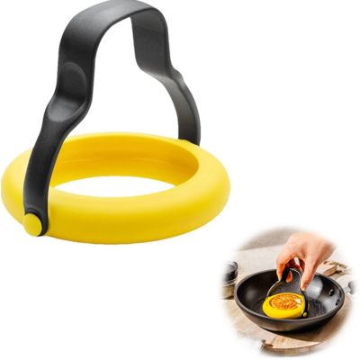 Generic Anneaux À Œufs Jaunes Pour Frire, Anneaux De Friture, Anneaux À Œufs En Silicone Antiadhésif, Moules À Œufs Ronds Pour Frire Les Œufs - Publicité Generic Anneaux À Œufs Jaunes Pour Frire, Anneaux De Friture, Anneaux À Œufs En Silicone Antiadhésif, Moules À Œufs Ronds Pour Frire Les Œufs - Publicité
