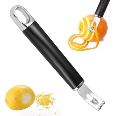 Cellfast Couteau Économe Éplucheur, Éplucheur De Citron 2 En 1 Zesteur D'Éplucheur De Citron En Acier Inoxydable Couteau Éplucheur - Publicité Cellfast Couteau Économe Éplucheur, Éplucheur De Citron 2 En 1 Zesteur D'Éplucheur De Citron En Acier Inoxydable Couteau Éplucheur - Publicité