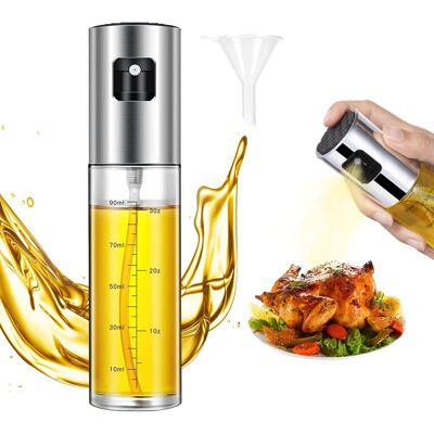 SYMOLEXA 1 - Pulvérisateur D&39huile - Bouteille En Verre - Avec Entonnoir - Pour Friteuse À Air Et Cuisine - Huile Et Vinaigre - Transparent - 100 Ml - Publicité SYMOLEXA 1 - Pulvérisateur D&39huile - Bouteille En Verre - Avec Entonnoir - Pour Friteuse À Air Et Cuisine - Huile Et Vinaigre - Transparent - 100 Ml - Publicité