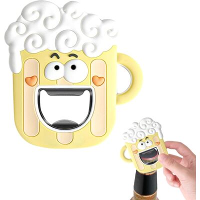 Generic Decapsuleur Biere Original Magnétique, Ouvre Bouteille À Decorer Décapsuleur Rigolo Fixé Au Frigo Beer Bottle Opener Ergonomique Cadeaux Gadgets - Publicité Generic Decapsuleur Biere Original Magnétique, Ouvre Bouteille À Decorer Décapsuleur Rigolo Fixé Au Frigo Beer Bottle Opener Ergonomique Cadeaux Gadgets - Publicité