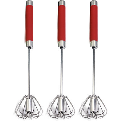 ALVIOR Fouet Manuel Semi-automatique - Acier Inoxydable - Pour Mélange, Montage Et Émulsion - 3 Pièces - Publicité ALVIOR Fouet Manuel Semi-automatique - Acier Inoxydable - Pour Mélange, Montage Et Émulsion - 3 Pièces - Publicité