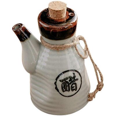 LISATR Bouteille À Condiments En Céramique Style Japonais, Pot À Huile, Bouteille À Épices En Céramique, Bouteille D'Assaisonnement Maison-7x7x11cm-white - Publicité LISATR Bouteille À Condiments En Céramique Style Japonais, Pot À Huile, Bouteille À Épices En Céramique, Bouteille D'Assaisonnement Maison-7x7x11cm-white - Publicité