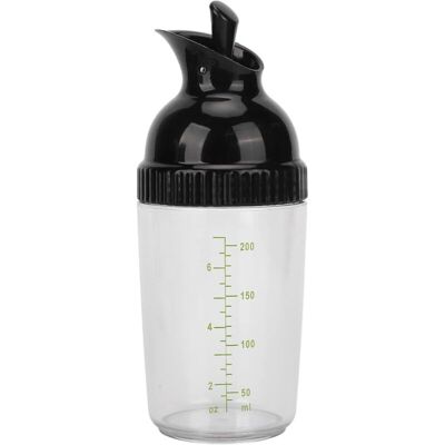 BRINSEA Shaker À Vinaigrette, Bouteille Doseuse En Plastique Transparent De 200 Ml, Noir - Publicité BRINSEA Shaker À Vinaigrette, Bouteille Doseuse En Plastique Transparent De 200 Ml, Noir - Publicité