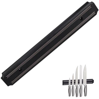OEM Barre Magnétique, Lot De 2, Rangement Outils, À Aimant, Couteaux & Ustensiles, Plastique, 33 Cm De Largeur, Noir - Publicité OEM Barre Magnétique, Lot De 2, Rangement Outils, À Aimant, Couteaux & Ustensiles, Plastique, 33 Cm De Largeur, Noir - Publicité
