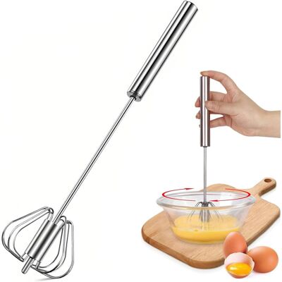 GRASSLIN 1 Fouet Semi-automatique, Acier Inoxydable, Rotation Automatique, Cuisine Quotidienne - Publicité GRASSLIN 1 Fouet Semi-automatique, Acier Inoxydable, Rotation Automatique, Cuisine Quotidienne - Publicité