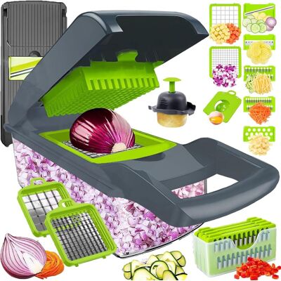 OEM Coupe Legumes Mandoline Multifonctions Professionnelle Manuel, Decoupe Rapeuse Cut Rape Rappeur Oignon Frites Carotte Pomme Terre Dicer, Cuisine Couteaux Ustensile Et Accessoires Kitchen Tool & Gadget - Publicité OEM Coupe Legumes Mandoline Multifonctions Professionnelle Manuel, Decoupe Rapeuse Cut Rape Rappeur Oignon Frites Carotte Pomme Terre Dicer, Cuisine Couteaux Ustensile Et Accessoires Kitchen Tool & Gadget - Publicité