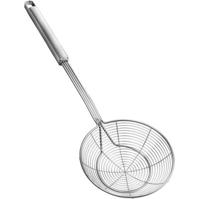 Cellfast Louche En Toile D'Araignée En Acier Inoxydable, Écumoire De Cuisson - Publicité Cellfast Louche En Toile D'Araignée En Acier Inoxydable, Écumoire De Cuisson - Publicité