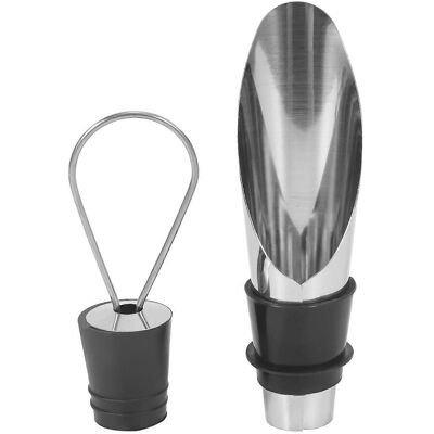 Bouchon De Vin En Acier Inoxydable, Verseur À Vin En Métal, Ensemble Pour Bar Et Maison, Bouchon De Vin Pour Champagne-aquaforge - Publicité Bouchon De Vin En Acier Inoxydable, Verseur À Vin En Métal, Ensemble Pour Bar Et Maison, Bouchon De Vin Pour Champagne-aquaforge - Publicité