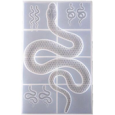 ZEVE Moule En Silicone En Forme De Serpent Adapté Au Moulage De Résine Époxy. Publicité ZEVE Moule En Silicone En Forme De Serpent Adapté Au Moulage De Résine Époxy. Publicité