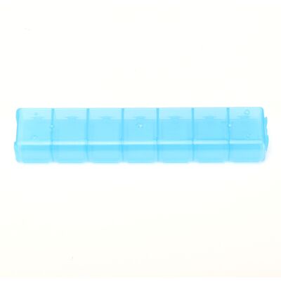 LBVIE Boîte De Rangement Compartimentée À 7 Compartiments Pour Palette Aquarelle, Bijoux, Rangement De Voyage, Plastique Bleu - Publicité LBVIE Boîte De Rangement Compartimentée À 7 Compartiments Pour Palette Aquarelle, Bijoux, Rangement De Voyage, Plastique Bleu - Publicité