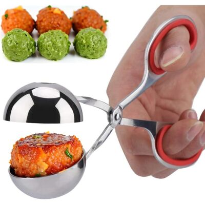 OEM Moule À Boulettes De Viande En Acier Inoxydable, Cuillère À Boulettes De Riz Antiadhésive Avec Poignées Antidérapantes, Ustensiles De Cuisine (rouge) - Publicité OEM Moule À Boulettes De Viande En Acier Inoxydable, Cuillère À Boulettes De Riz Antiadhésive Avec Poignées Antidérapantes, Ustensiles De Cuisine (rouge) - Publicité
