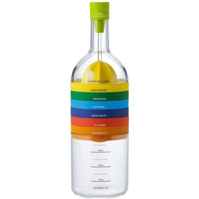IRISFR 8 En 1 Outil De Cuisine,multipurpose Plastic Bin Bouteilles Cuisine Gadget(entonnoir,presse-citron,épices Râpe,pilon D'Oeuf,fromage Râpe,seperator D'Œuf,une Tasse À Mesurer,ouvre-boîtes) [classe Énerg - Publicité IRISFR 8 En 1 Outil De Cuisine,multipurpose Plastic Bin Bouteilles Cuisine Gadget(entonnoir,presse-citron,épices Râpe,pilon D'Oeuf,fromage Râpe,seperator D'Œuf,une Tasse À Mesurer,ouvre-boîtes) [classe Énerg - Publicité