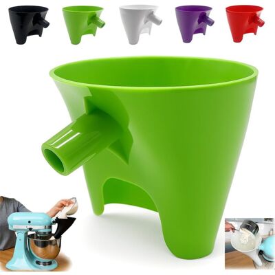 OEM Entonnoir À Farine Pour Robot Pâtissier Kitchen Aid Artisan Ksm150, Protection Anti-éclaboussures Pour Robots Pâtissiers Inclinables De 4,5 Et 5 Pintes, Outil De Cuisson Lavable Au Lave-vaisselle Et S - Publicité OEM Entonnoir À Farine Pour Robot Pâtissier Kitchen Aid Artisan Ksm150, Protection Anti-éclaboussures Pour Robots Pâtissiers Inclinables De 4,5 Et 5 Pintes, Outil De Cuisson Lavable Au Lave-vaisselle Et S - Publicité