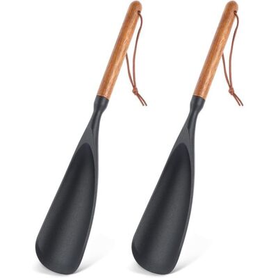 Cellfast Lot De 2 Cuillères À Cuisine Multifonctionnelles – Spatules Antiadhésives – Manche En Bois – Pour Cuisson Et Service – Noir - Publicité Cellfast Lot De 2 Cuillères À Cuisine Multifonctionnelles – Spatules Antiadhésives – Manche En Bois – Pour Cuisson Et Service – Noir - Publicité