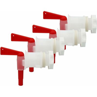 Melissa Lot De 4 Robinets En Plastique Pour Seau D'Embouteillage Pour Bière Artisanale - Publicité Melissa Lot De 4 Robinets En Plastique Pour Seau D'Embouteillage Pour Bière Artisanale - Publicité