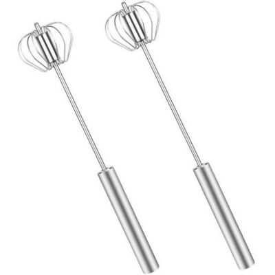 Bunthaus Batteur À Œufs Presse À Main, 2 Pièces, Fouet En Acier Inoxydable, Batteur À Œufs Semi-automatique Rotatif, Mélangeur Rotatif, Outil D'Agitation, Pour Fouetter, Battre Et Remuer, Le Lait D'Œu - Publicité Bunthaus Batteur À Œufs Presse À Main, 2 Pièces, Fouet En Acier Inoxydable, Batteur À Œufs Semi-automatique Rotatif, Mélangeur Rotatif, Outil D'Agitation, Pour Fouetter, Battre Et Remuer, Le Lait D'Œu - Publicité