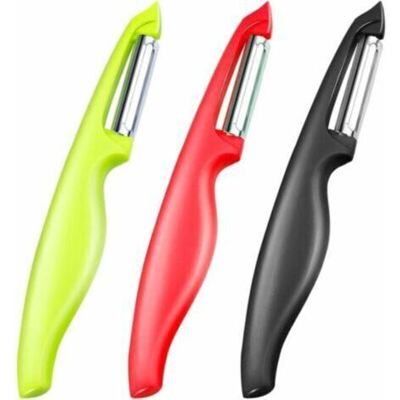 SANS MARQUE Éplucheur, Éplucheur De Légumes, Éplucheur De Fruits Pour La Cuisine, Éplucheur De Pommes De Terre Avec Lame Tranchante En Acier Inoxydable, Lot De 3 - Publicité SANS MARQUE Éplucheur, Éplucheur De Légumes, Éplucheur De Fruits Pour La Cuisine, Éplucheur De Pommes De Terre Avec Lame Tranchante En Acier Inoxydable, Lot De 3 - Publicité