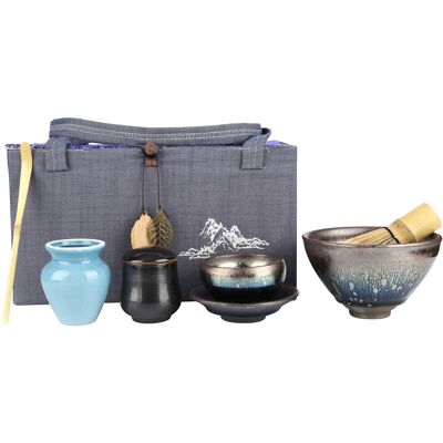WEYTOLL Service À Thé En Céramique De Style Japonais, Kit De Support De Fouet, Outil De Service, Accessoires De Cérémonie, Type 2 - Publicité WEYTOLL Service À Thé En Céramique De Style Japonais, Kit De Support De Fouet, Outil De Service, Accessoires De Cérémonie, Type 2 - Publicité
