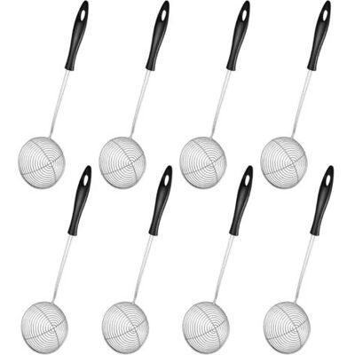 Bunthaus Lot De 8 Épuisettes Pour Fondue, Passoire De Cuisine En Acier Inoxydable Avec Poignées, Passoire De Cuisine À Mailles Fines Pratiques, Pour Spaghetti, Légumes Et Hot Pot Accessoire - Publicité Bunthaus Lot De 8 Épuisettes Pour Fondue, Passoire De Cuisine En Acier Inoxydable Avec Poignées, Passoire De Cuisine À Mailles Fines Pratiques, Pour Spaghetti, Légumes Et Hot Pot Accessoire - Publicité