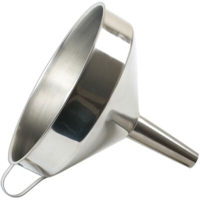 ALVIOR Entonnoir - Acier Inoxydable - Diamètre 15 Cm - Pour Remplissage Bouteilles Et Récipients - 1 Pièce - Publicité ALVIOR Entonnoir - Acier Inoxydable - Diamètre 15 Cm - Pour Remplissage Bouteilles Et Récipients - 1 Pièce - Publicité