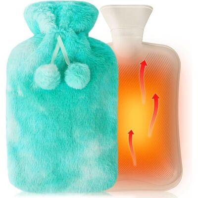 Cellfast Bouillotte De 2l Avec Housse En Caoutchouc Moelleuse, Bouteille D'Eau Chaude Avec Housse Peluche Ultra Douce Pour Adulte & Enfant - Publicité Cellfast Bouillotte De 2l Avec Housse En Caoutchouc Moelleuse, Bouteille D'Eau Chaude Avec Housse Peluche Ultra Douce Pour Adulte & Enfant - Publicité