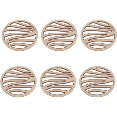 Melissa Lot De 6 Dessous De Plat Élégants, Isolés, Résistants À La Chaleur, En Silicone Pp, Antidérapants, Anti-brûlures, Pour La Maison, Le Café, Le Restaurant,dubuns - Publicité Melissa Lot De 6 Dessous De Plat Élégants, Isolés, Résistants À La Chaleur, En Silicone Pp, Antidérapants, Anti-brûlures, Pour La Maison, Le Café, Le Restaurant,dubuns - Publicité