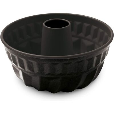 GRASSLIN 1 Moule À Pudding Avec Cône, Acier Antiadhésif, Noir, Pour Pâtisserie Maison, Ø 23 Cm - Publicité GRASSLIN 1 Moule À Pudding Avec Cône, Acier Antiadhésif, Noir, Pour Pâtisserie Maison, Ø 23 Cm - Publicité