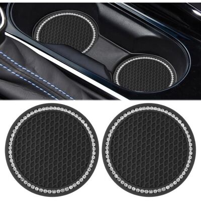 Cellfast Dessous De Verre - Non Spécifié - Lot De 2 - Antidérapants - 7 Cm - Silicone Noir - Publicité Cellfast Dessous De Verre - Non Spécifié - Lot De 2 - Antidérapants - 7 Cm - Silicone Noir - Publicité